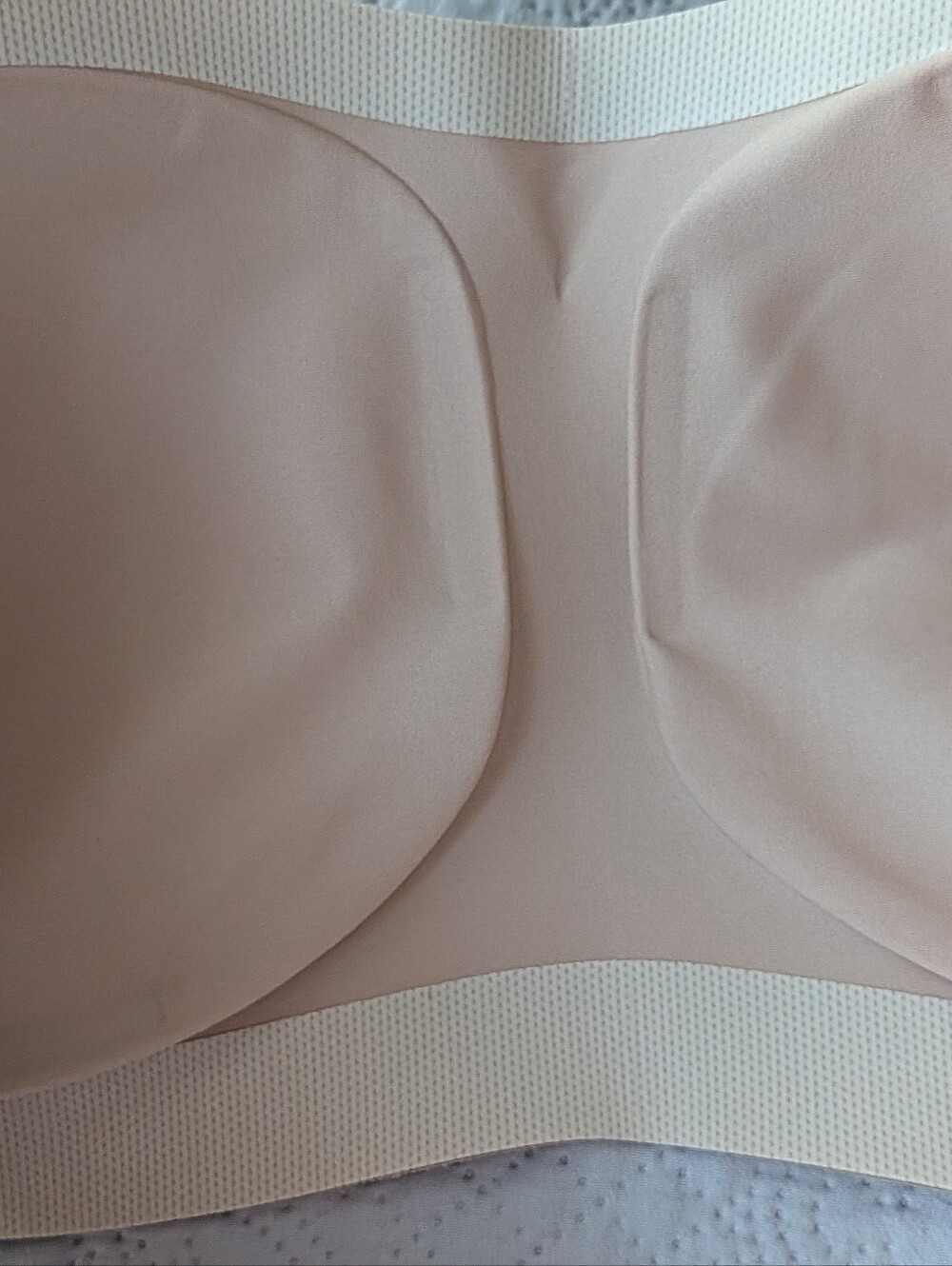 OEAK Nude Strapless Adhesive Bra - Seamless Backless Support, XL - Picture 13 of 16